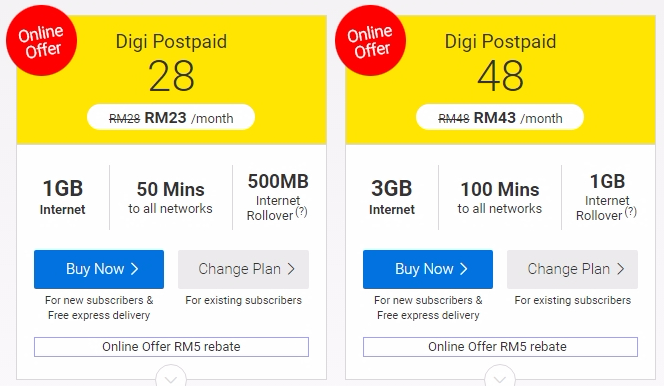 Digi Postpaid Phone Plan : Comparison: Celcom, Digi, Maxis and U Mobile
