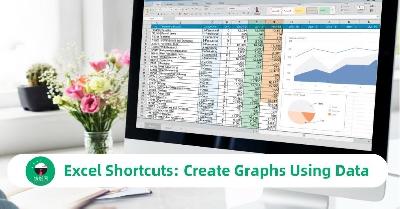 Excel Shortcuts: Create Graphs Using Data